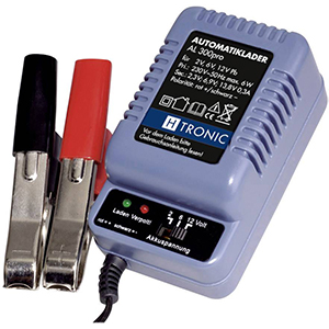Chargeur pour batterie au plomb 1248217 AL-300 PRO 2V, 6V, 12V, charge I-U pour accus en plomb-acide, plomb-gel, plomb